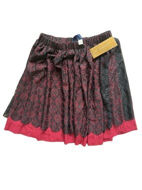 Black Lace and Red Skirt from Francesca's